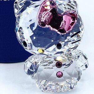 Swarovski Figurine Hello Kitty With Pink Bow 1096877 S34